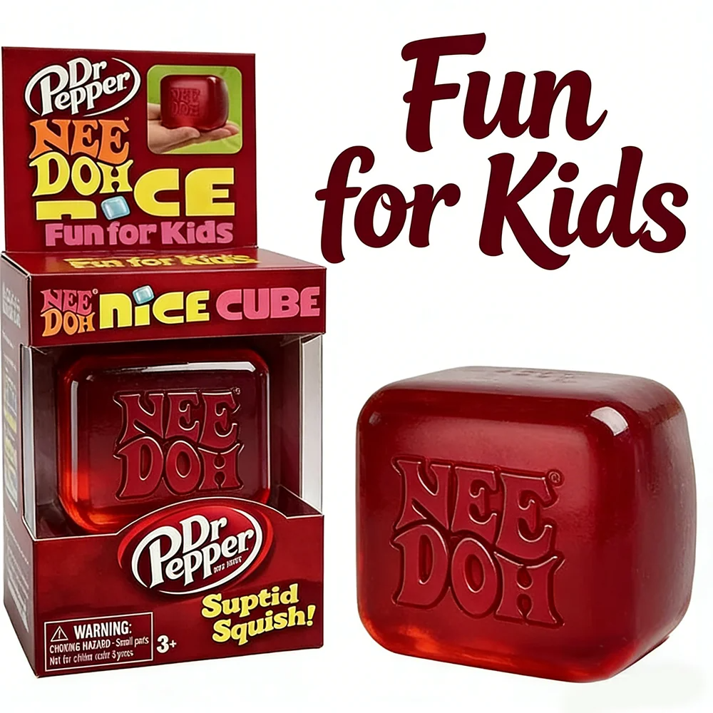 Dr Pepper & Schylling Nee Doh  - огляд і ціна Fidget Cube Original