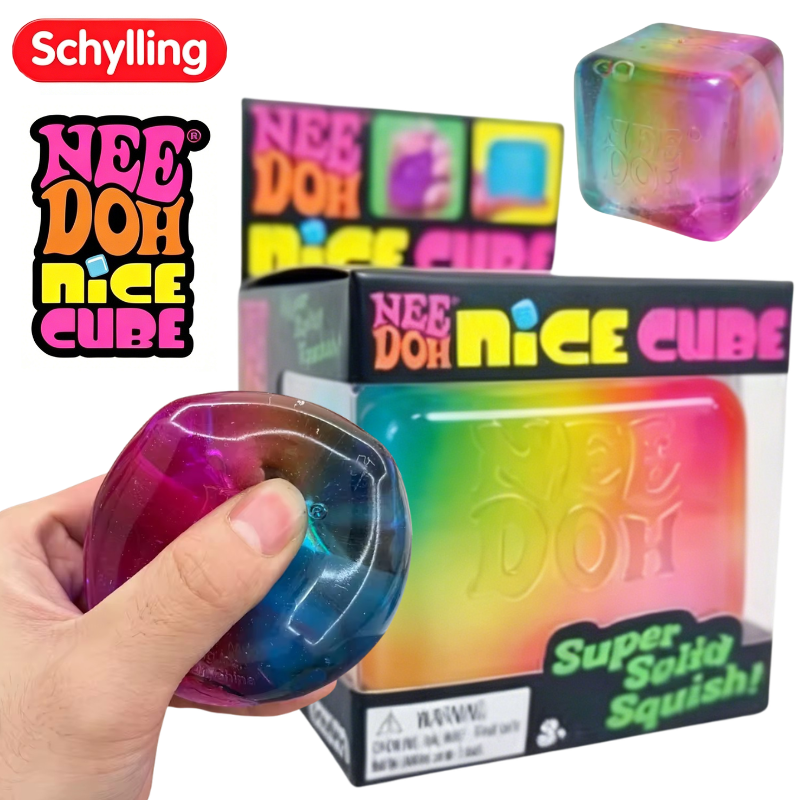 Schylling NeeDoh Rainbow Cube  - огляд і ціна Fidget Cube Original