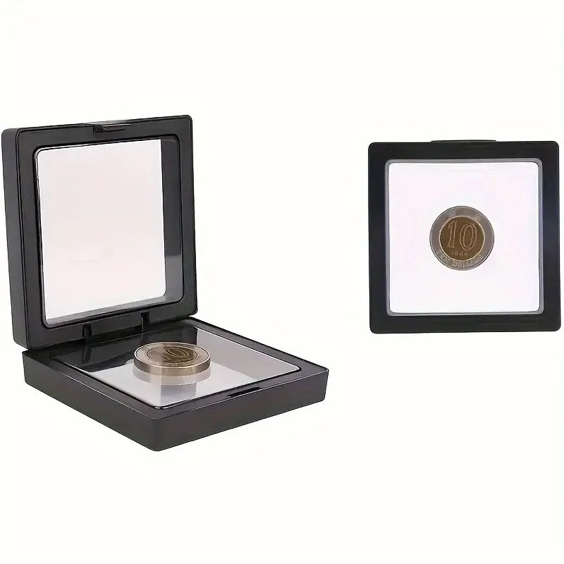 20Pcs Clearview 3D Floating Di - огляд і ціна Display Case Acrylic