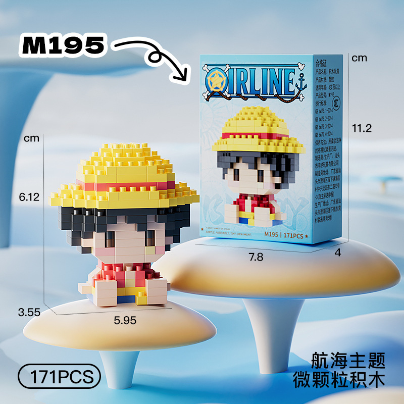 New ONE PIECE Sun God Nika Luf - огляд і ціна Building Block Mini