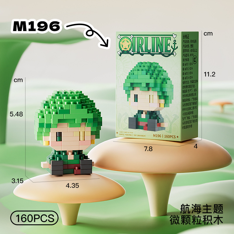New ONE PIECE Sun God Nika Luf - огляд і ціна Building Block Mini