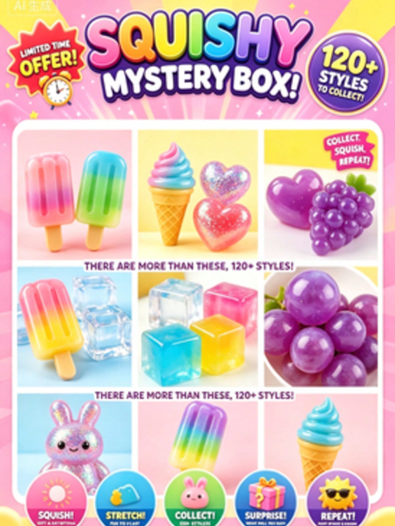 Ultimate Ocean Themed Squishy  - огляд і ціна Mystery Box Blind Bag